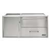 COYOTE 42" Access Door With Storage & Warming Drawer (C3-CDWD)