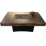 ORIFLAMME Standard Copper 56" Rectangular Fire Table