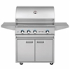 DELTA HEAT 32" Cart Grill with Sear Zone and Rot (DHBQ32RS-D-CART)