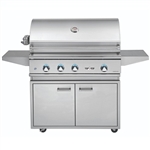 DELTA HEAT 38" Cart Grill with 3 SS Burners and Rot (DHBQ38R-D-CART)