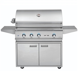DELTA HEAT 38" Cart Grill with Sear Zone and Rot (DHBQ38RS-D-CART)