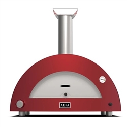 ALFA 3 Pizze Gas Pizza Oven Antique Red (FXMD-3P-MROA-U)