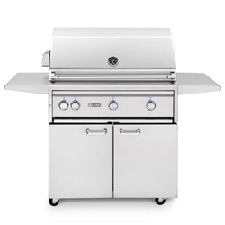 LYNX 36" Freestanding Grill with 2 Ceramic Burners, 1 Trident Burner and Rotisserie (L36TRF)