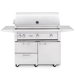LYNX 42" Freestanding Grill with 2 Ceramic Burners, 1 Trident Burner and Rotisserie (L42TRF)