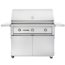 SEDONA by Lynx 42" L700-Series Grill with Three Stainless Steel Burners and Cart (L700F)