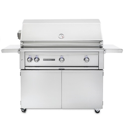SEDONA by Lynx 42" L700-Series Grill with One ProSear1 Burner, Two Stainless Steel Burners, Rotisserie and Cart (L700PSFR)