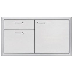 LYNX Ventana 42" Storage Door and Double Drawer Combination Unit (LSA42-4)