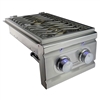 RCS Cutlass PRO-Series Lighted Double Side Burner with Two 12,000 BTU Burners - Slide-In (RDB1EL)