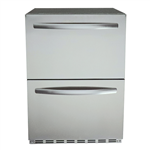 RCS Stainless Two-Drawer Refrigerator (REFR4â€‹)