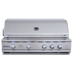 RCS 42" Cutlass PRO-Series Grill with Blue LEDs and Rear Burner (RON42A)