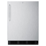 SUMMIT 24" Outdoor Stainless Refrigerator with Lock (SPR7BOSST)