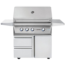 TWIN EAGLES 36" Deluxe Cart Grill with Sear Zone and Rot (TEBQ36RS-C-DCART)