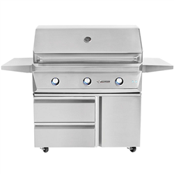 TWIN EAGLES 42" Deluxe Cart Grill with 3 Burners (TEBQ42G-C-DCART)