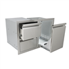 RRCS 33" Valiant Stainless Double Drawer/Propane Drawer Combo (VDCL1)