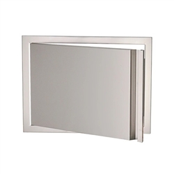RCS 27" Valiant Horizontal Stainless LEFT HINGE Door (VDH1SCL)