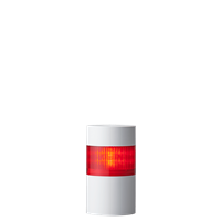 LR10-1M2WJBW-R - AC Type 100mm Washdown Signal Tower - Red with Buzzer