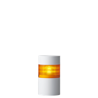 LR10-1M2WJBW-Y - AC Type 100mm Washdown Signal Tower - Amber with Buzzer