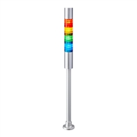LR4-402PJBU-RYGB - Pole Mount Signal Tower