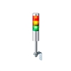 LR5-302SINU-RYG - 3-tier, 50mm, EtherNet/IP Connected, Pole Mount Signal Tower