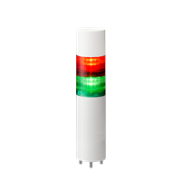 LR6-202WMBW-RG-FB295 - 60mm, 2-tier Washdown Signal Tower