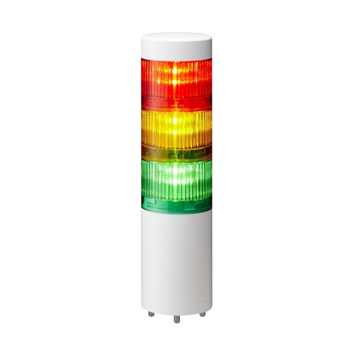 LR6-302WJNW-RYG - 60mm Signal Tower with Red, Green, Amber LED