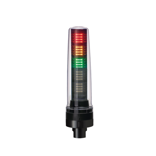 LS7-302DWC-9D-RYGNN - IP69K Smooth and Sleek Signal Tower