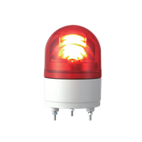 RHEB-24-R - 100mm Rotating Red Beacon with Alarm