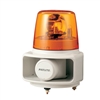 RT-120E-Y+FC015 - Amber Revolving Light with Alarm