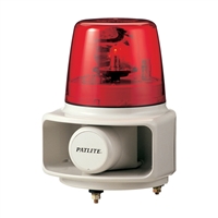 RT-24E-R+FC015 - Red Revolving Light with Alarm