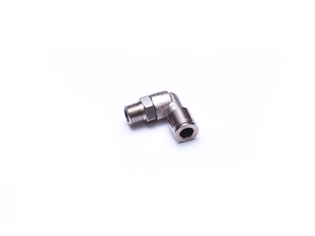 Push-on to 1/8 NPT male fitting, elbow