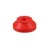 RUBBER WASHER 30MM OD X 8MM ID X 12MM HEIGHT RED COLOR