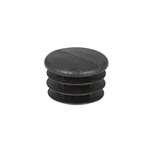 CAP FOR 28mm PIPE,  BLACK COLOR