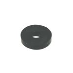 RUBBER WASHER 20mm O.D. x 6mm I.D. x 4mm HEIGHT, BLACK COLOR