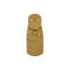 CYLINDRICAL NUT M8, EXAGONE 10mm, IN GOLD ANODIZED ALUMINUM