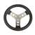 STEERING WHEEL WITH STEEL SPOKES COVERED WITH POLYURETHANE, DIAM.280mm