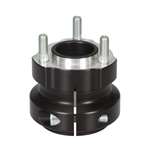 ALUMINUM REAR HUB 50mm x 62mm LONG, BLACK