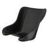 PLASTIC SEAT FOR RENTAL KART XL , BLACK COLOR