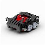 HYDRAULIC BRAKE REAR CALIPER SPEED EVO BLACK ANODIZED