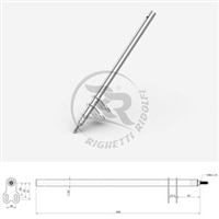 Birel Style Steering Column M8 Length 510 mm