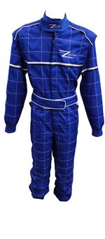 Blue Z-racing Kart Suit