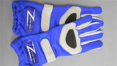 Z Racing Gloves Blue/Grey