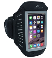 Armpocket Racer Armband. (Black/Silver)