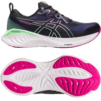 Asics GEL-CUMULUS 25 Women's Road Running Shoe. (Black/Pink Rave)