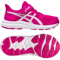 Asics JOLT 4 PS Junior Running Shoe. (Pink Rave/White)