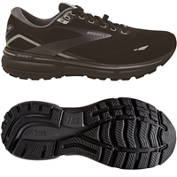 Brooks Ghost 15 GTX Men's Road Running Shoe. (Black/Blackened Pearl/Alloy)