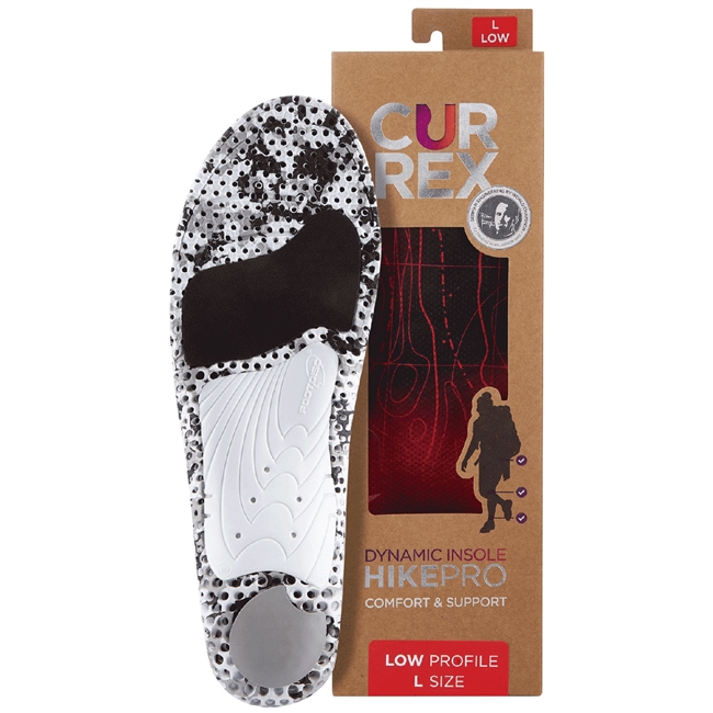 Currex HikePro Low Arch Insoles for Hiking.
