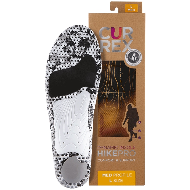 Currex HikePro Medium Arch Insoles for Hiking.