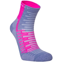 Hilly Active Anklet Running Sock. (Lilac/Pink)