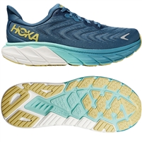 Hoka Arahi 6 Men's Road Running Shoe. (Bluesteel/Sunlit Ocean)