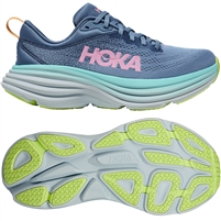 Hoka Bondi 8 Women's Road Running Shoe. (Shadow/Dusk)